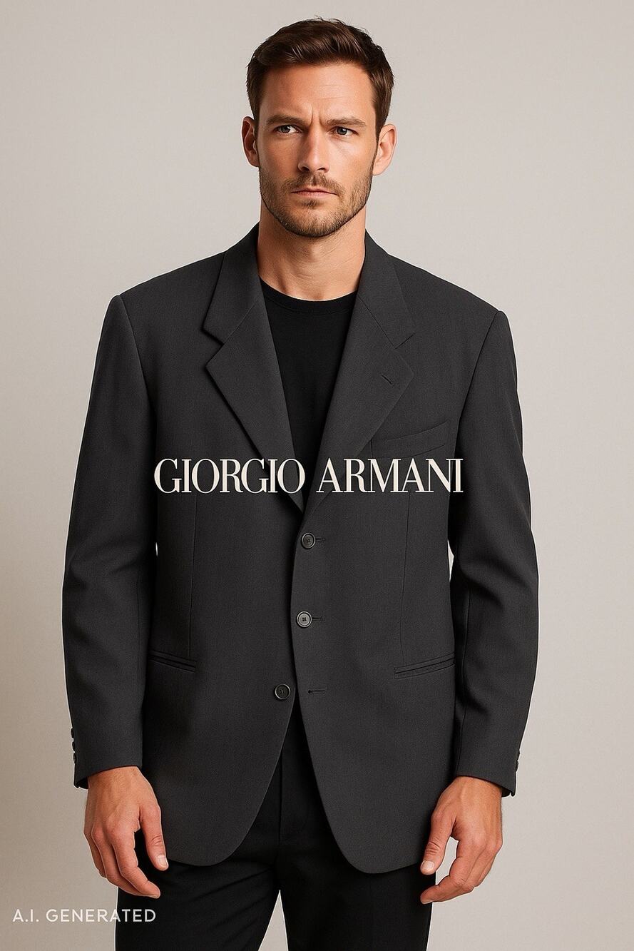Vintage Giorgio Armani Le Collezioni Italian Blazer Classic 3 button sz 48R XL